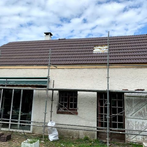 remplacement gouttiere saint nom la breteche 2