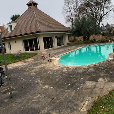 demoussage dalles piscine 78