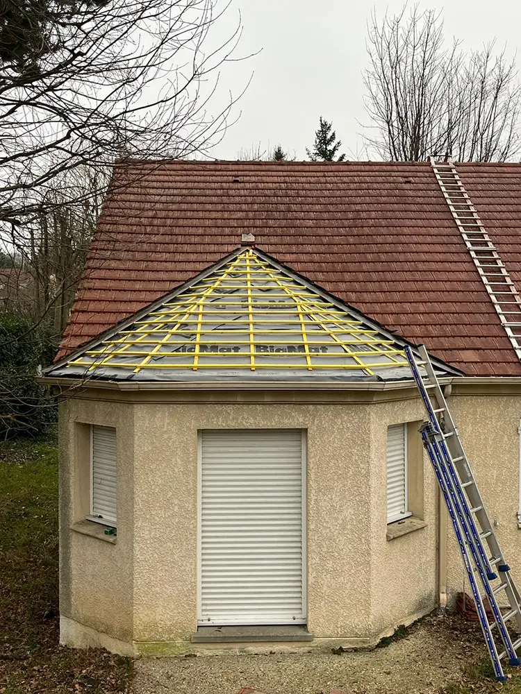 Rénovation isolation toiture Maule 78580